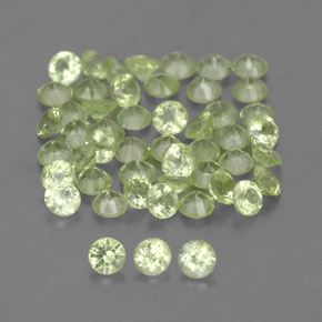 Achetez naturel ct vert péridot gems, coupe roude, en provenance chine chez gemselect. en stock, livraison internationale!