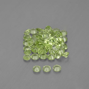 Achetez naturel 1,48ct vert péridot gems, coupe roude, en provenance chine chez gemselect. en stock, livraison internationale!