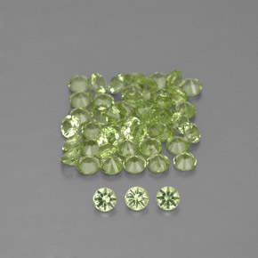 Achetez naturel ct vert péridot gems, coupe roude, en provenance chine chez gemselect. en stock, livraison internationale!