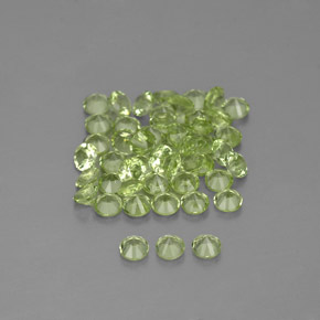Achetez naturel ct vert péridot gems, coupe roude, en provenance chine chez gemselect. en stock, livraison internationale!