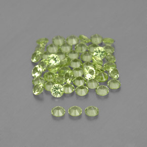 Achetez naturel ct vert péridot gems, coupe roude, en provenance chine chez gemselect. en stock, livraison internationale!