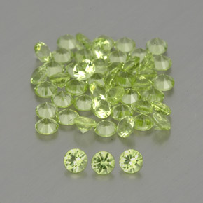 Achetez naturel ct vert péridot gems, coupe roude, en provenance chine chez gemselect. en stock, livraison internationale!