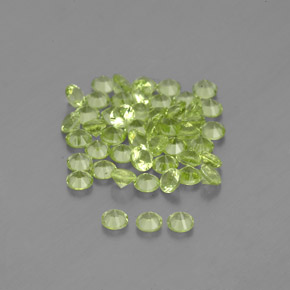 Achetez naturel ct vert péridot gems, coupe roude, en provenance chine chez gemselect. en stock, livraison internationale!