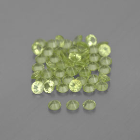 Achetez naturel ct vert péridot gems, coupe roude, en provenance chine chez gemselect. en stock, livraison internationale!