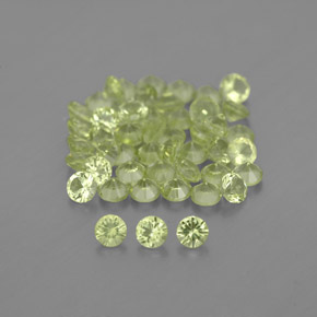 Achetez naturel ct vert péridot gems, coupe roude, en provenance chine chez gemselect. en stock, livraison internationale!