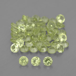 Achetez naturel ct vert péridot gems, coupe roude, en provenance chine chez gemselect. en stock, livraison internationale!