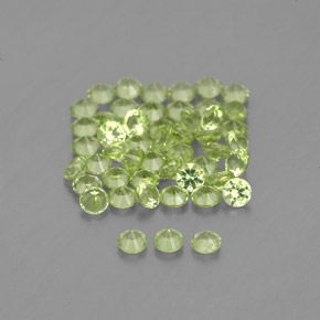 Achetez naturel ct vert péridot gems, coupe roude, en provenance chine chez gemselect. en stock, livraison internationale!