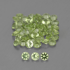 Achetez naturel ct vert péridot gems, coupe roude, en provenance chine chez gemselect. en stock, livraison internationale!