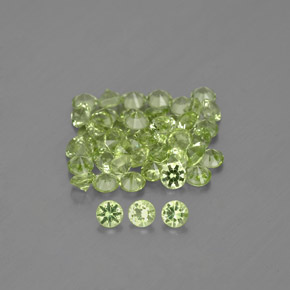 Achetez naturel ct vert péridot gems, coupe roude, en provenance chine chez gemselect. en stock, livraison internationale!