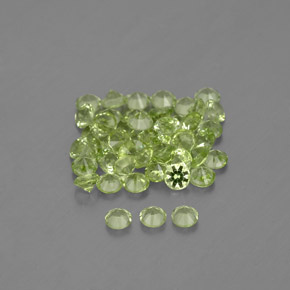 Achetez naturel ct vert péridot gems, coupe roude, en provenance chine chez gemselect. en stock, livraison internationale!