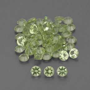 Achetez naturel ct vert péridot gems, coupe roude, en provenance chine chez gemselect. en stock, livraison internationale!