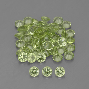Achetez naturel ct vert péridot gems, coupe roude, en provenance chine chez gemselect. en stock, livraison internationale!