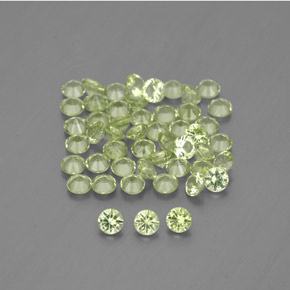 Achetez naturel ct vert péridot gems, coupe roude, en provenance chine chez gemselect. en stock, livraison internationale!