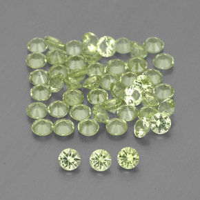 Achetez naturel ct vert péridot gems, coupe roude, en provenance chine chez gemselect. en stock, livraison internationale!