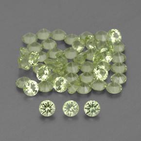 Achetez naturel 1,54ct vert péridot gems, coupe roude, en provenance chine chez gemselect. en stock, livraison internationale!