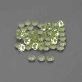 Achetez naturel 1,54ct vert péridot gems, coupe roude, en provenance chine chez gemselect. en stock, livraison internationale!