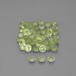 Achetez naturel 1,48ct vert péridot gems, coupe roude, en provenance chine chez gemselect. en stock, livraison internationale!