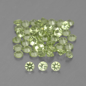 Achetez naturel ct vert péridot gems, coupe roude, en provenance chine chez gemselect. en stock, livraison internationale!