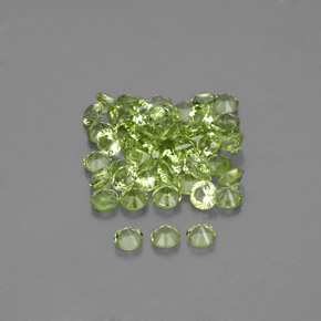 Achetez naturel ct vert péridot gems, coupe roude, en provenance chine chez gemselect. en stock, livraison internationale!