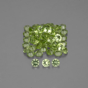Achetez naturel ct vert péridot gems, coupe roude, en provenance chine chez gemselect. en stock, livraison internationale!