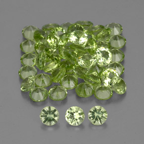 Achetez naturel ct vert péridot gems, coupe roude, en provenance chine chez gemselect. en stock, livraison internationale!