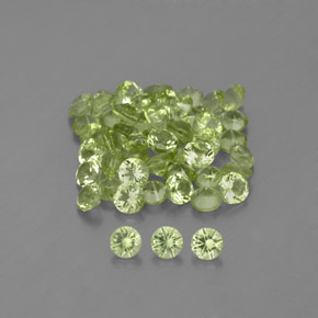 Achetez naturel ct vert péridot gems, coupe roude, en provenance chine chez gemselect. en stock, livraison internationale!