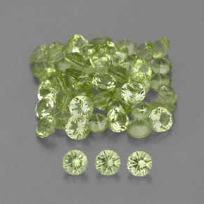 Achetez naturel ct vert péridot gems, coupe roude, en provenance chine chez gemselect. en stock, livraison internationale!