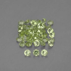 Achetez naturel 1,47ct vert péridot gems, coupe roude, en provenance chine chez gemselect. en stock, livraison internationale!