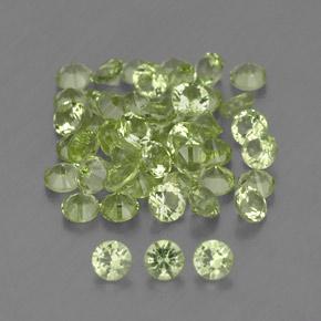 Achetez naturel 1,47ct vert péridot gems, coupe roude, en provenance chine chez gemselect. en stock, livraison internationale!