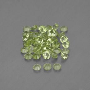 Achetez naturel 1,47ct vert péridot gems, coupe roude, en provenance chine chez gemselect. en stock, livraison internationale!