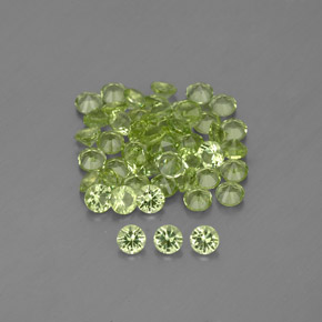 Achetez naturel ct vert péridot gems, coupe roude, en provenance chine chez gemselect. en stock, livraison internationale!