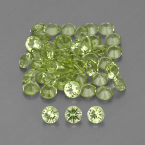 Achetez naturel ct vert péridot gems, coupe roude, en provenance chine chez gemselect. en stock, livraison internationale!