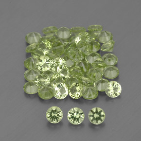 Achetez naturel ct vert péridot gems, coupe roude, en provenance chine chez gemselect. en stock, livraison internationale!