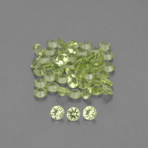 Achetez naturel ct vert péridot gems, coupe roude, en provenance chine chez gemselect. en stock, livraison internationale!