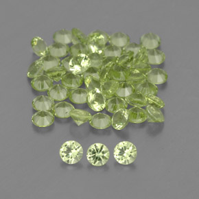 Achetez naturel ct vert péridot gems, coupe roude, en provenance chine chez gemselect. en stock, livraison internationale!
