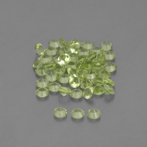 Achetez naturel ct vert péridot gems, coupe roude, en provenance chine chez gemselect. en stock, livraison internationale!