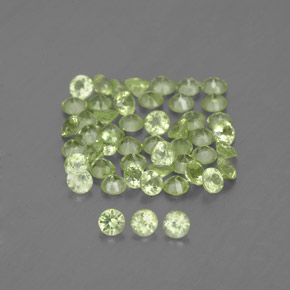 Achetez naturel ct vert péridot gems, coupe roude, en provenance chine chez gemselect. en stock, livraison internationale!