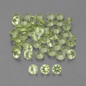 Achetez naturel ct vert péridot gems, coupe roude, en provenance chine chez gemselect. en stock, livraison internationale!