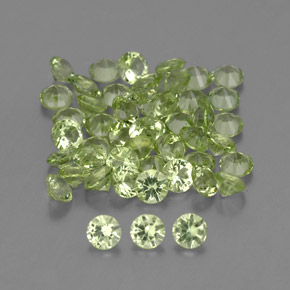 Achetez naturel ct vert péridot gems, coupe roude, en provenance chine chez gemselect. en stock, livraison internationale!