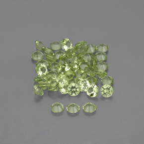 Achetez naturel ct vert péridot gems, coupe roude, en provenance chine chez gemselect. en stock, livraison internationale!