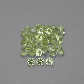 Achetez naturel 1,46ct vert péridot gems, coupe roude, en provenance chine chez gemselect. en stock, livraison internationale!