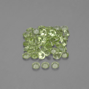 Achetez naturel 1,46ct vert péridot gems, coupe roude, en provenance chine chez gemselect. en stock, livraison internationale!
