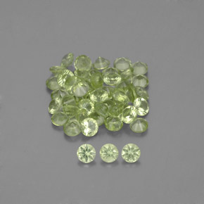 Achetez naturel ct vert péridot gems, coupe roude, en provenance chine chez gemselect. en stock, livraison internationale!