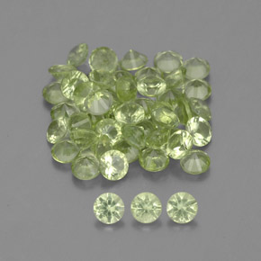 Achetez naturel ct vert péridot gems, coupe roude, en provenance chine chez gemselect. en stock, livraison internationale!
