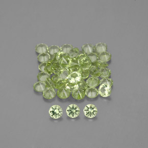 Achetez naturel 1,48ct vert péridot gems, coupe roude, en provenance chine chez gemselect. en stock, livraison internationale!