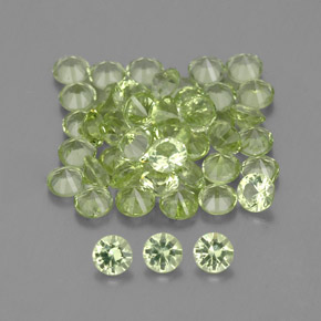 Achetez naturel 1,48ct vert péridot gems, coupe roude, en provenance chine chez gemselect. en stock, livraison internationale!