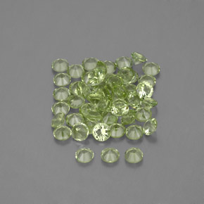 Achetez naturel 1,48ct vert péridot gems, coupe roude, en provenance chine chez gemselect. en stock, livraison internationale!
