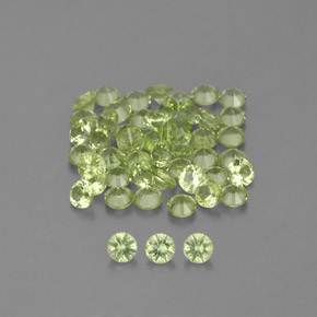 Achetez naturel ct vert péridot gems, coupe roude, en provenance chine chez gemselect. en stock, livraison internationale!