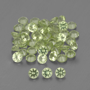 Achetez naturel ct vert péridot gems, coupe roude, en provenance chine chez gemselect. en stock, livraison internationale!