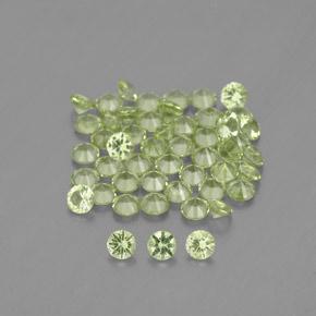 Achetez naturel 1,47ct vert péridot gems, coupe roude, en provenance chine chez gemselect. en stock, livraison internationale!